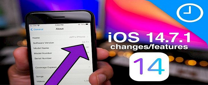 What was the need for iOS 14.7.1 after iOS 14.7?