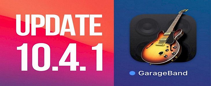 GarageBand 10.4.1 : All-new Sound Packs released.