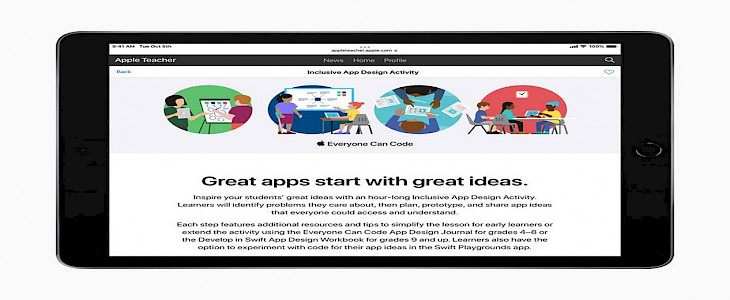 Apple Releases new Platform for Elementary School Coding