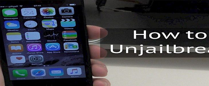 How to Unjailbreak an iPhone