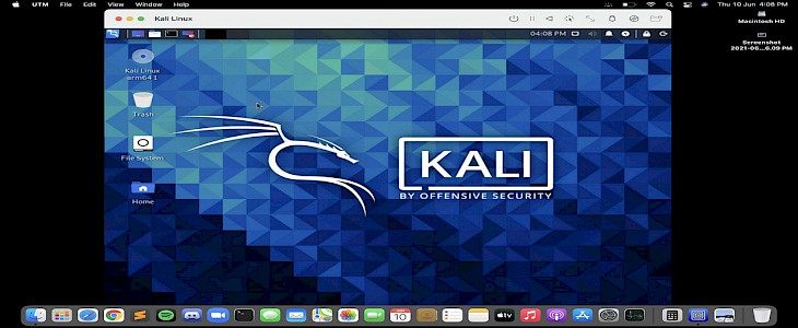 Setting up Kali Linux on a MacBook