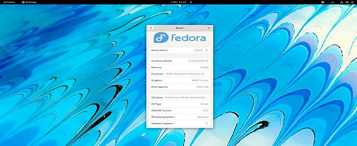 Setting up Fedora on a MacBook