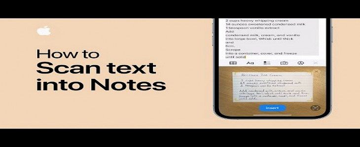 Notes: How to scan text