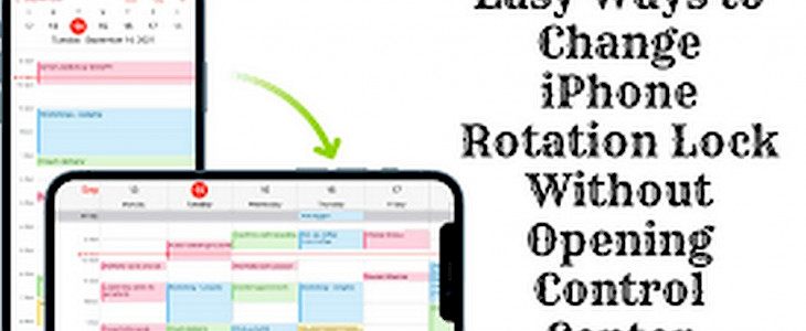 iPhone: Changing the rotation lock without having to access Settings.